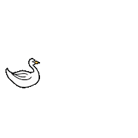 Orlando Swan Sticker by Pulptown