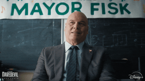 Awkward Wilson Fisk GIF by Marvel Studios