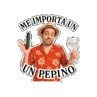 aguitadelimon_mx verano gin pepino refrescate Sticker