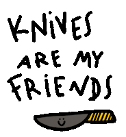 Friends Knife Sticker