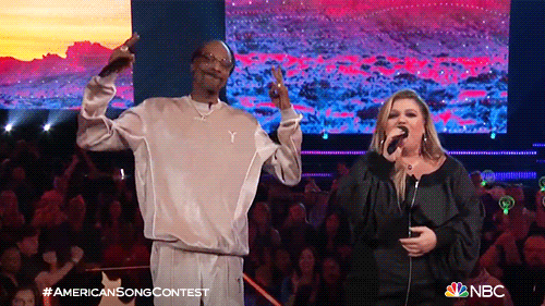 Kelly Clarkson Singer GIF by NBC