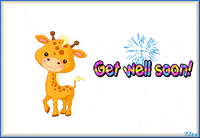 Get Well Soon Animated Card GIF