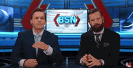 high five news anchors GIF by Comedy