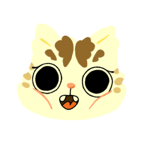 Cat Wow Sticker by BooksActually