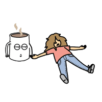 Coffee Sticker by P8ladas