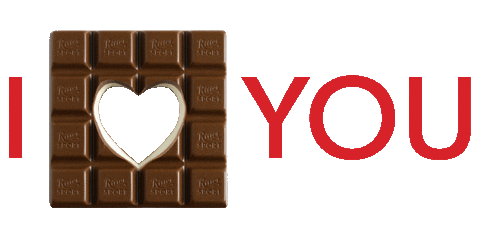 Happy I Love You Sticker by Ritter Sport