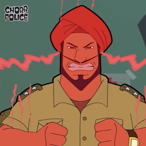 Angry Office GIF by Chhota Bheem