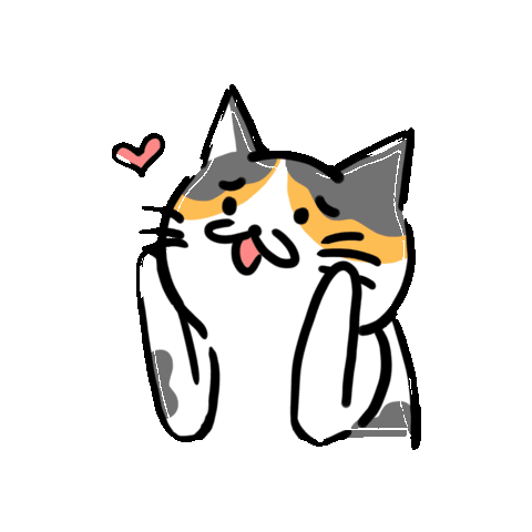 Cat Love Sticker