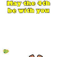 May The 4Th Be With You Sticker