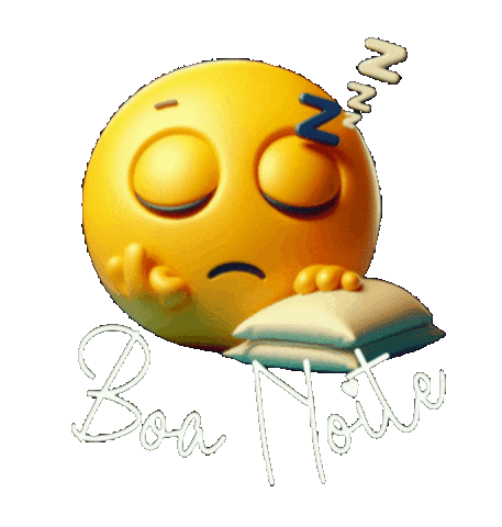 Boa Noite Emoji Sticker by Atelier das Arteiras