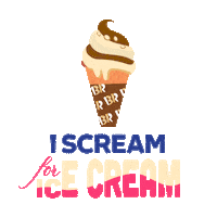 baskinrobbinsmiddleeast sweet chocolate ice cream dessert Sticker