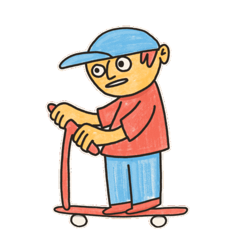 Bounce Jumping Sticker by subtlestrokes