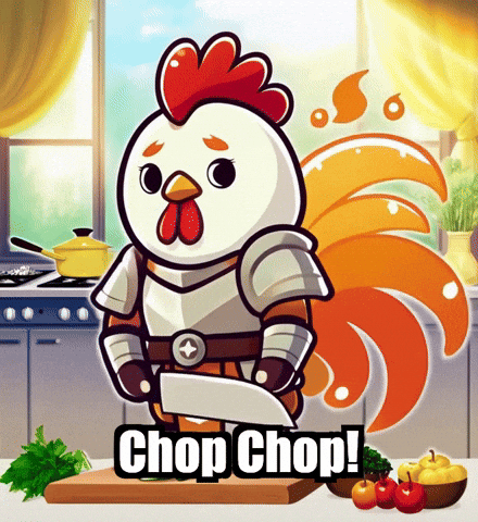 Chop Chop Cooking GIF by Zorooster