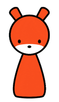 Fox Hello Sticker