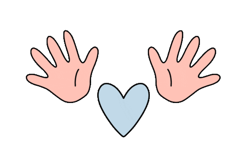 Heart Rosa Sticker by Magnólia Papelaria