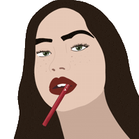 Woman Sticker by Vitacig