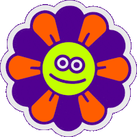 Happy Flower Sticker by BTE