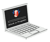 cow_ork coffee work morning digital Sticker