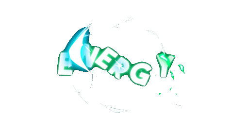 Glitch Glow Sticker