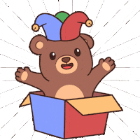 Jack In The Box Surprise Sticker by BEARISH