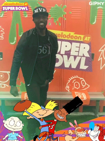 santonio holmes GIF by Nickelodeon at Super Bowl