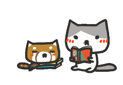 Sleepy Book Sticker by yomoyeah