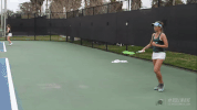 women's tennis wave GIF by GreenWave
