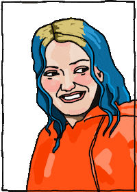 MarionMenardi kate winslet clementine eternal sunshine of the spotless mind marionmdessin Sticker