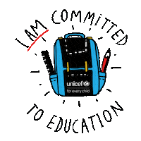UNICEFLAC school education university books Sticker