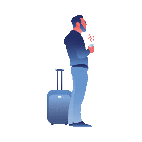 man Sticker by GoEuro