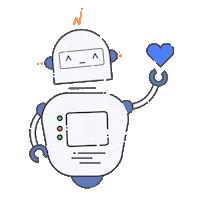 iranserver heart robot iran server Sticker