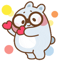 Blue Bear Dancing Sticker by Tonton Friends