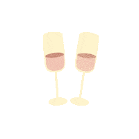 notbadtobesad friday wine пятница wineglasses Sticker