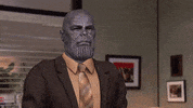 morphin fight marvel the office avengers GIF
