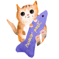 Post Fish Sticker