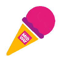 Melting Ice Cream Sticker by Bedrock Detroit