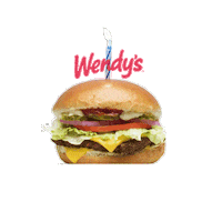 Excited Happy Birthday Sticker by Wendy's