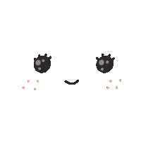 Happy Glowing Eyes Sticker