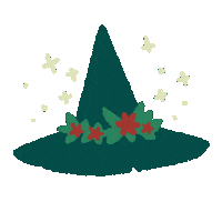 AnaisMunier flower magic hat witch Sticker