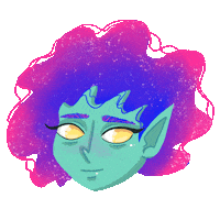 Girl Smile Sticker by Meluzina