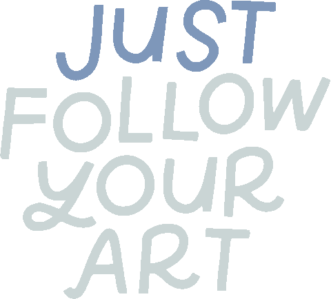 justfollowyourart giphyupload womenartists justfollowyourart justfollowyourartshop Sticker