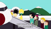 randy marsh plane GIF by South Park 