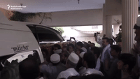 Crowd in Peshawar Gathers at Funeral for Politician Killed in Suicide Blast