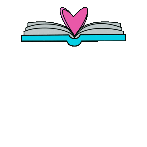 kfirstbrook doodle books bookstagram hand lettered Sticker