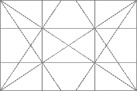 Grid Sticker by Lovers in Crime