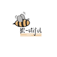 layloart summer valentines bee laylo Sticker