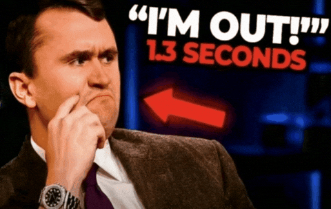 Im Out Charlie Kirk GIF