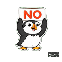 Shock No Sticker by Puffins
