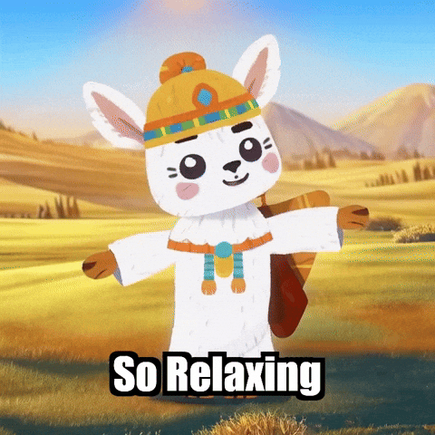 Relaxed Naptime GIF by Llamaozi