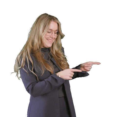 JTmediaNL giphyupload woman smiling fingers Sticker